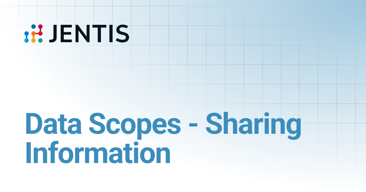 Data Scopes - Sharing Information | JENTIS