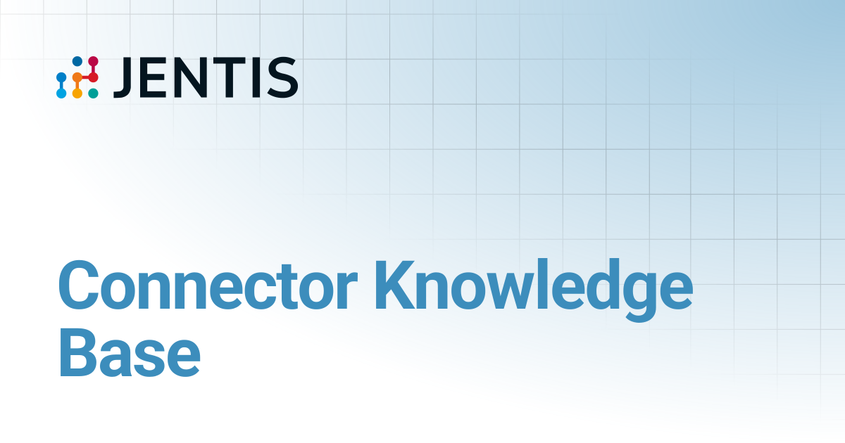 Connector Knowledge Base | JENTIS